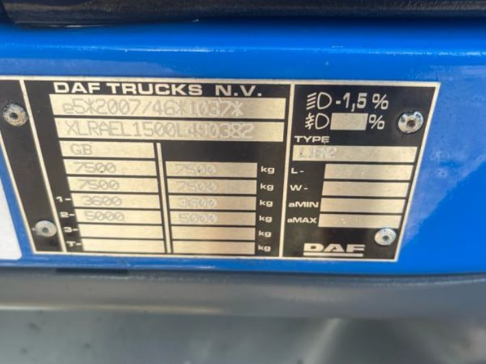 DAF LF 180 Curtain Side Rigid Truck β 2019