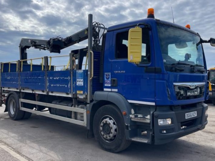 MAN TGM 18.250 Crane Mounted Rigid Truck β 2016
