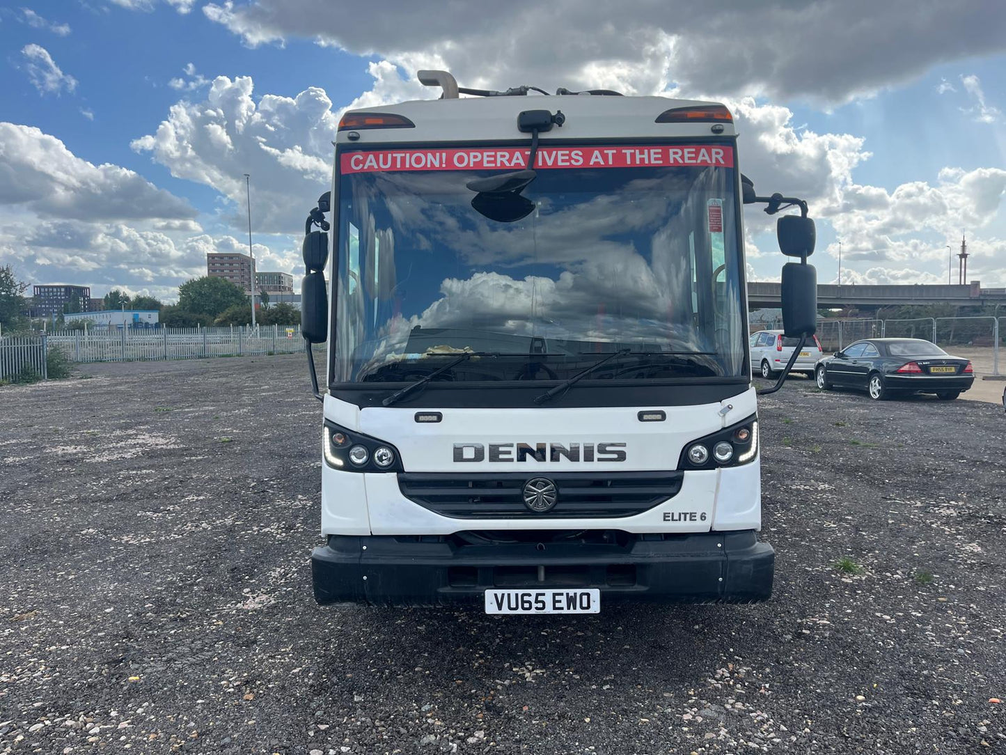White Dennis lorry