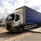 DAF LF 220 Curtain Side Sleeper Cab Rigid Truck – 2015