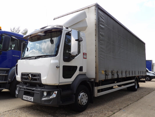 Renault Trucks Range D 240 Curtain Side Rigid Truck – 2019