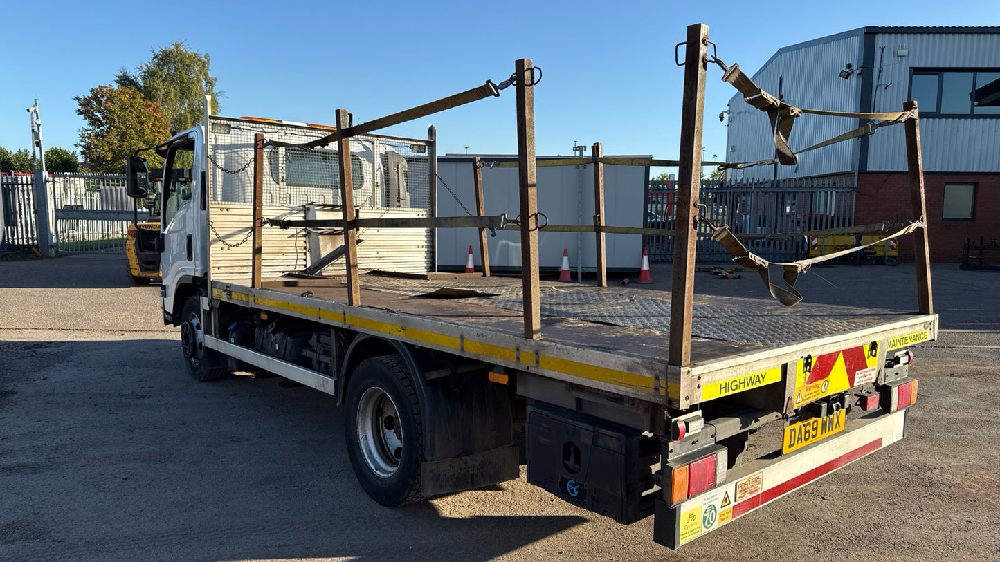 Isuzu Forward N75.190 L Flatbed Rigid Truck – 2019
