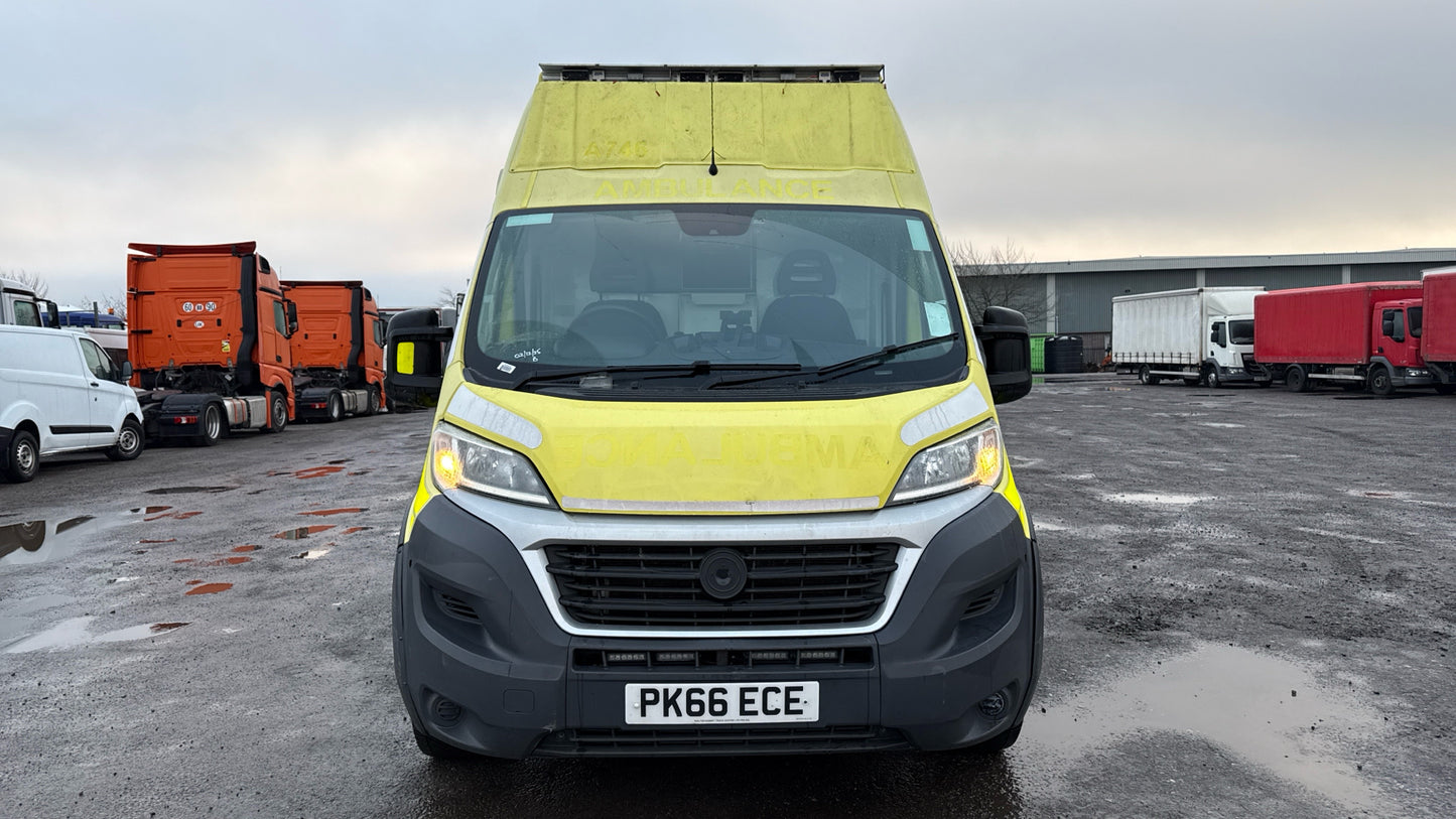Fiat Ducato 42 MultiJet II Ambulance Decommissioned Van – 2017 (PK66 ECE)