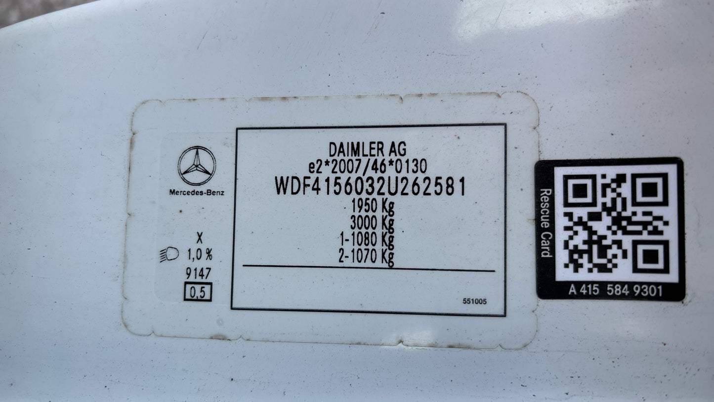 Mercedes-Benz Citan 1.5 109 CDI BlueEfficiency L2 Euro 6 (s/s) Panel Van – 2019 (YE69 TWN)