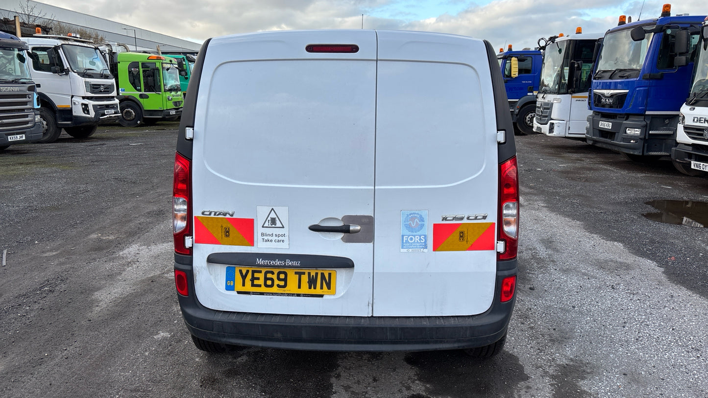 Mercedes-Benz Citan 1.5 109 CDI BlueEfficiency L2 Euro 6 (s/s) Panel Van – 2019 (YE69 TWN)