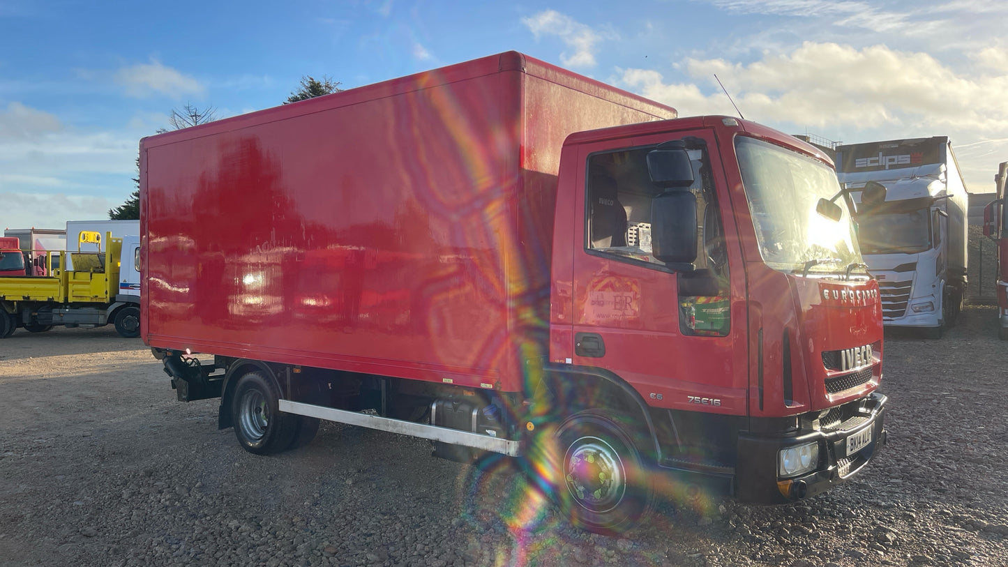 Iveco Eurocargo 75E16 Box Truck – 2014 (BK14 ALU)