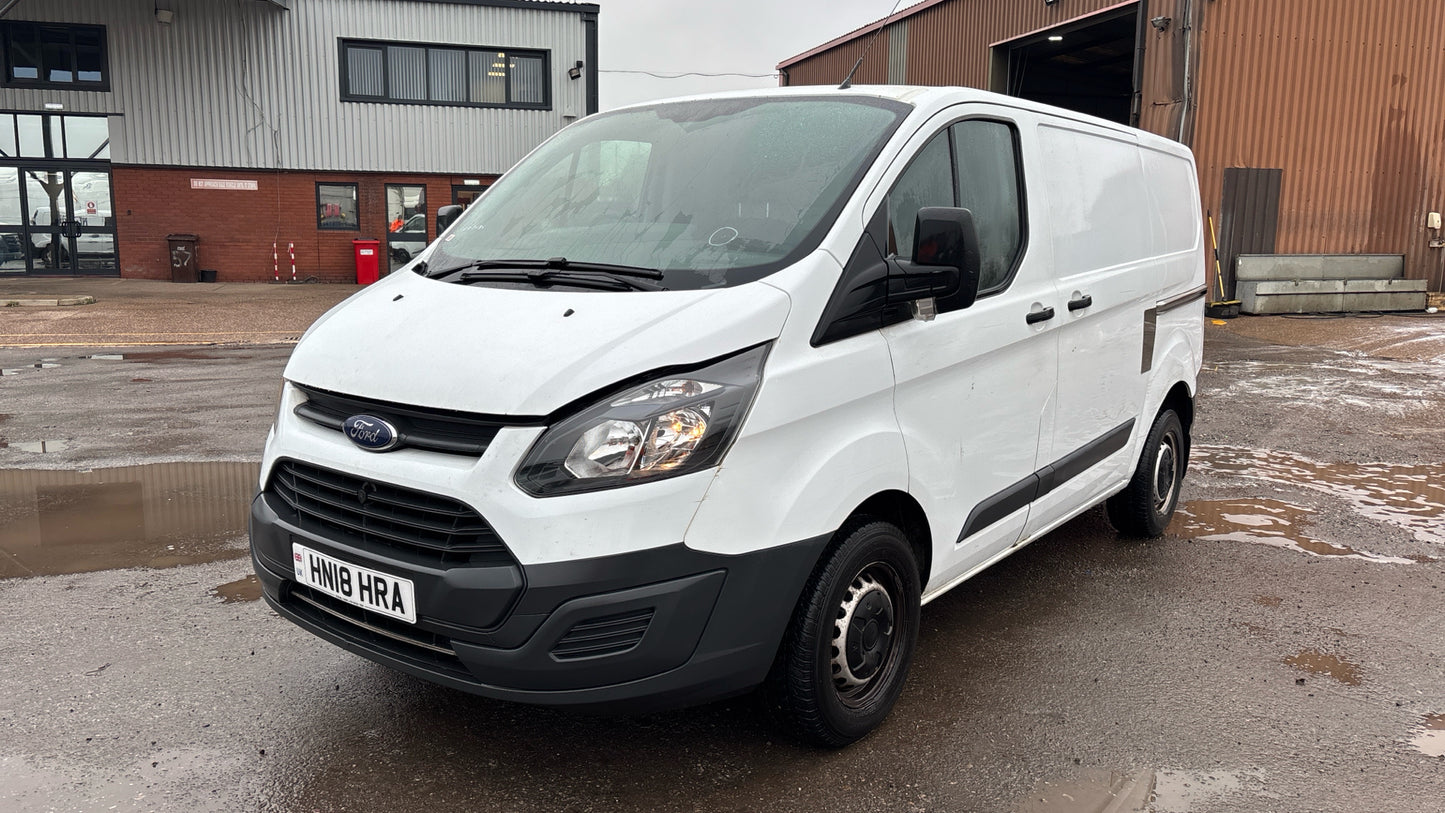 Ford Transit Custom 2.0 TDCi 290 L1 H1 Panel Van – 2018 (HN18 HRA)
