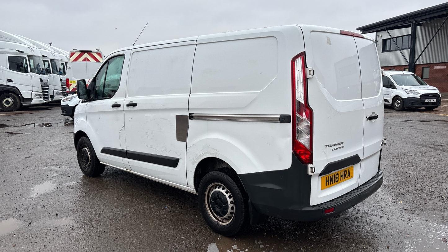Ford Transit Custom 2.0 TDCi 290 L1 H1 Panel Van – 2018 (HN18 HRA)