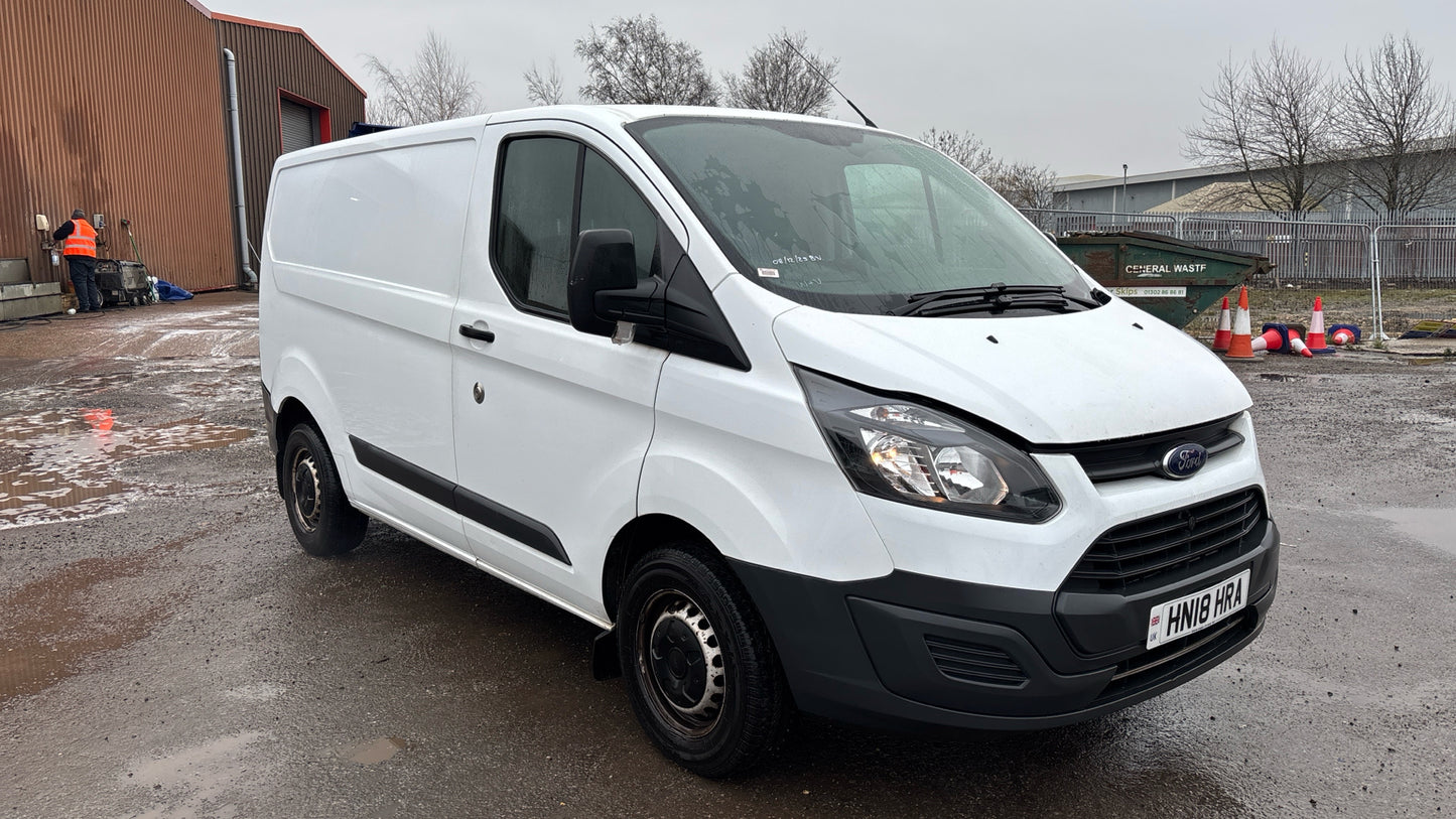 Ford Transit Custom 2.0 TDCi 290 L1 H1 Panel Van – 2018 (HN18 HRA)