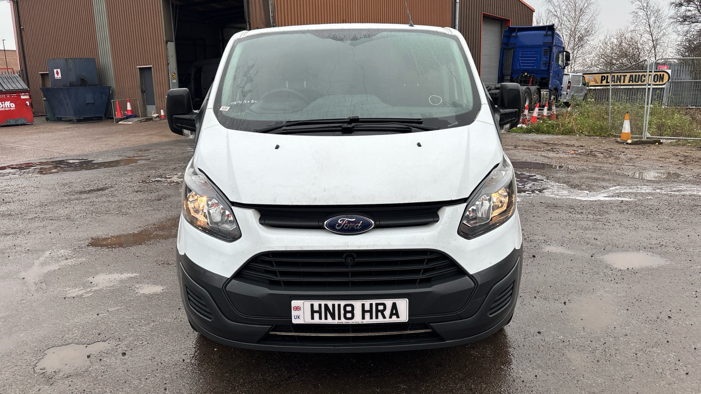 Ford Transit Custom 2.0 TDCi 290 L1 H1 Panel Van – 2018 (HN18 HRA)