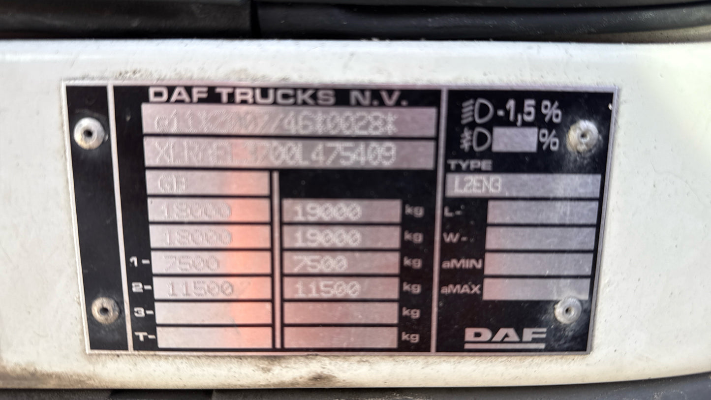 DAF LF 260 Temperature-Controlled Rigid Truck – 2018 (YB18 OSU)