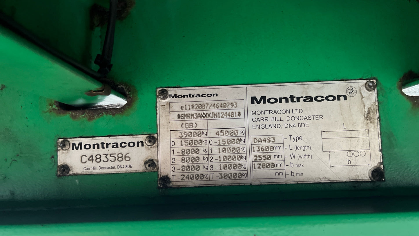 Montracon Machinery Carrier Trailer – 2019
