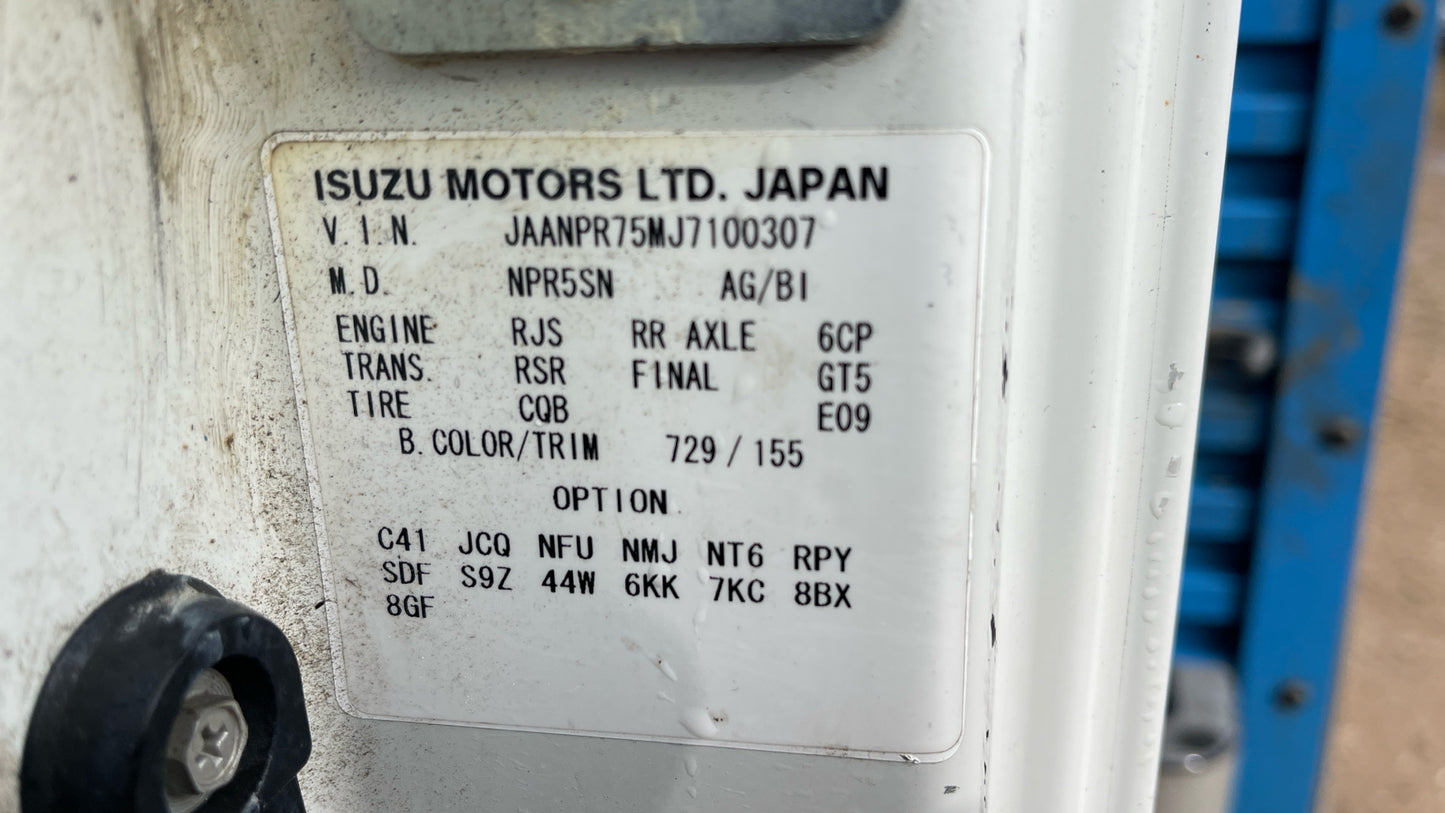 Isuzu Forward N75.190 L Dropside – 2019 (DK19 VCA)