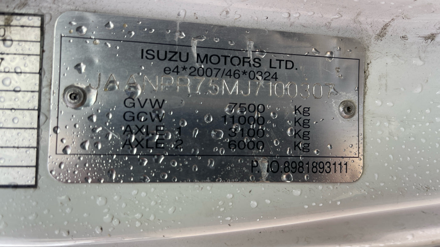 Isuzu Forward N75.190 L Dropside – 2019 (DK19 VCA)