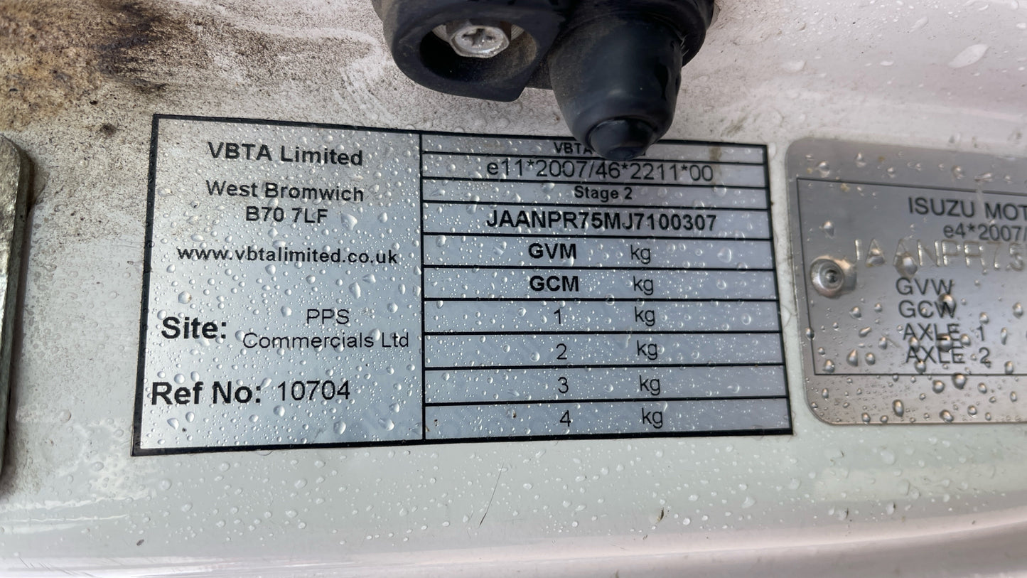 Isuzu Forward N75.190 L Dropside – 2019 (DK19 VCA)