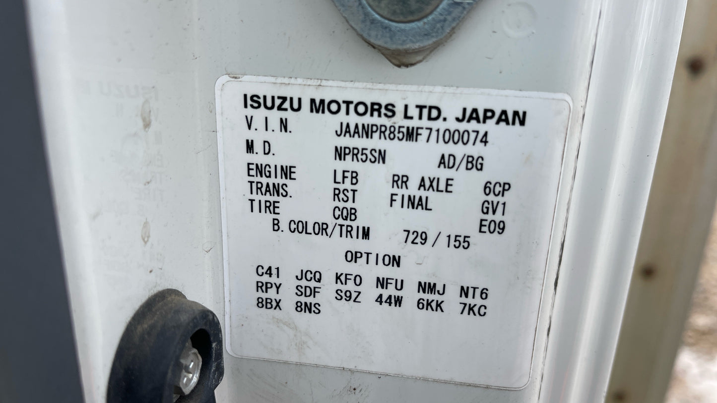 Isuzu Forward N75 150 Dropside – 2017 (AE17 NDL)