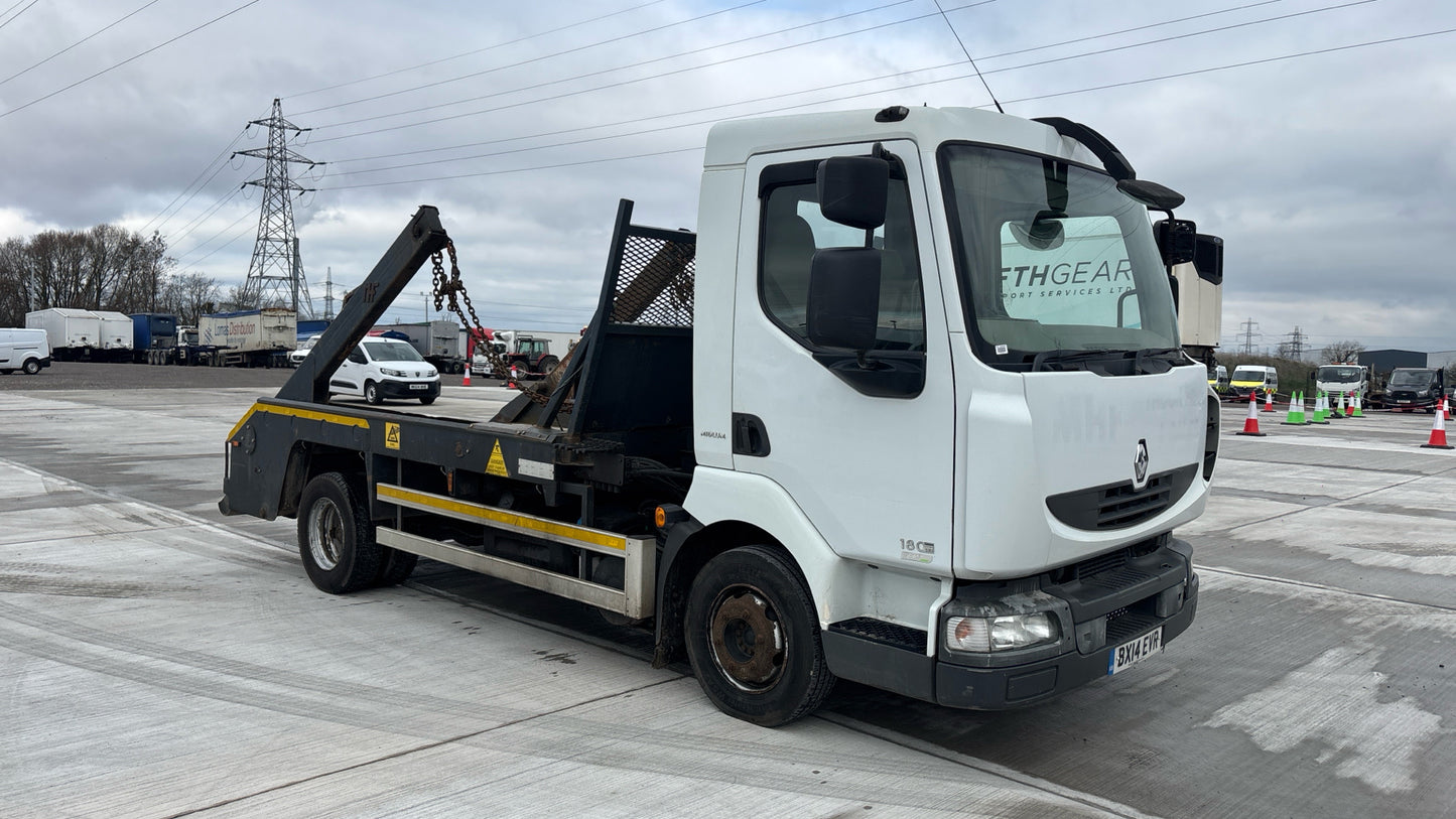 Renault Trucks Midlum 180 DXi Skip Loader – 2014 (BX14 EVR)