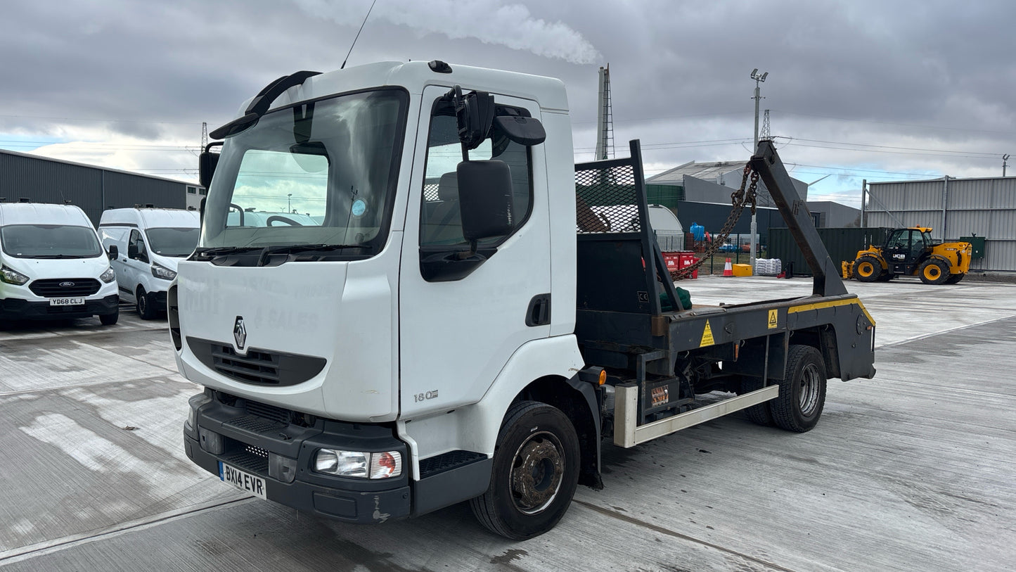 Renault Trucks Midlum 180 DXi Skip Loader – 2014 (BX14 EVR)