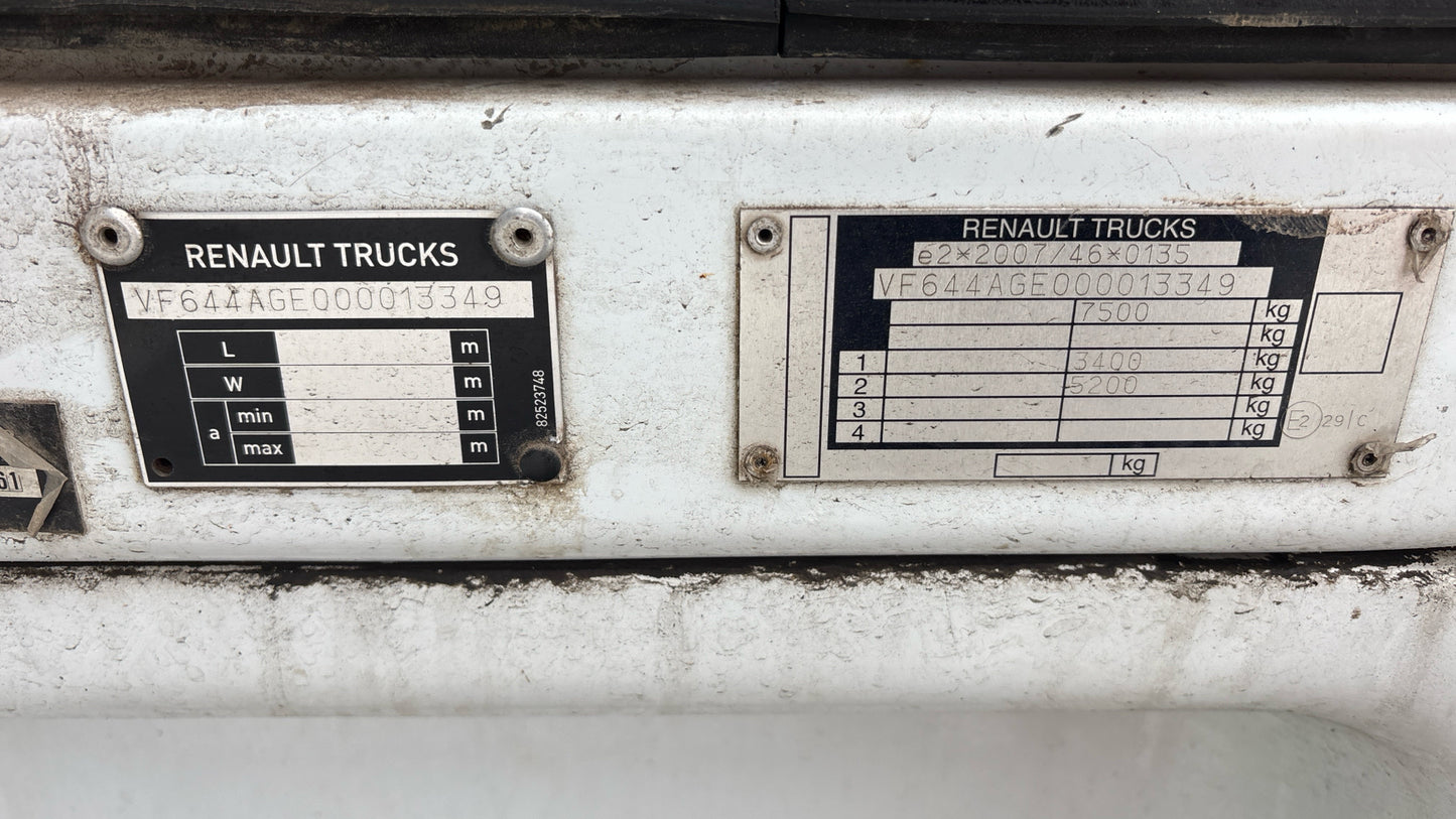 Renault Trucks Midlum 180 DXi Skip Loader – 2014 (BX14 EVR)