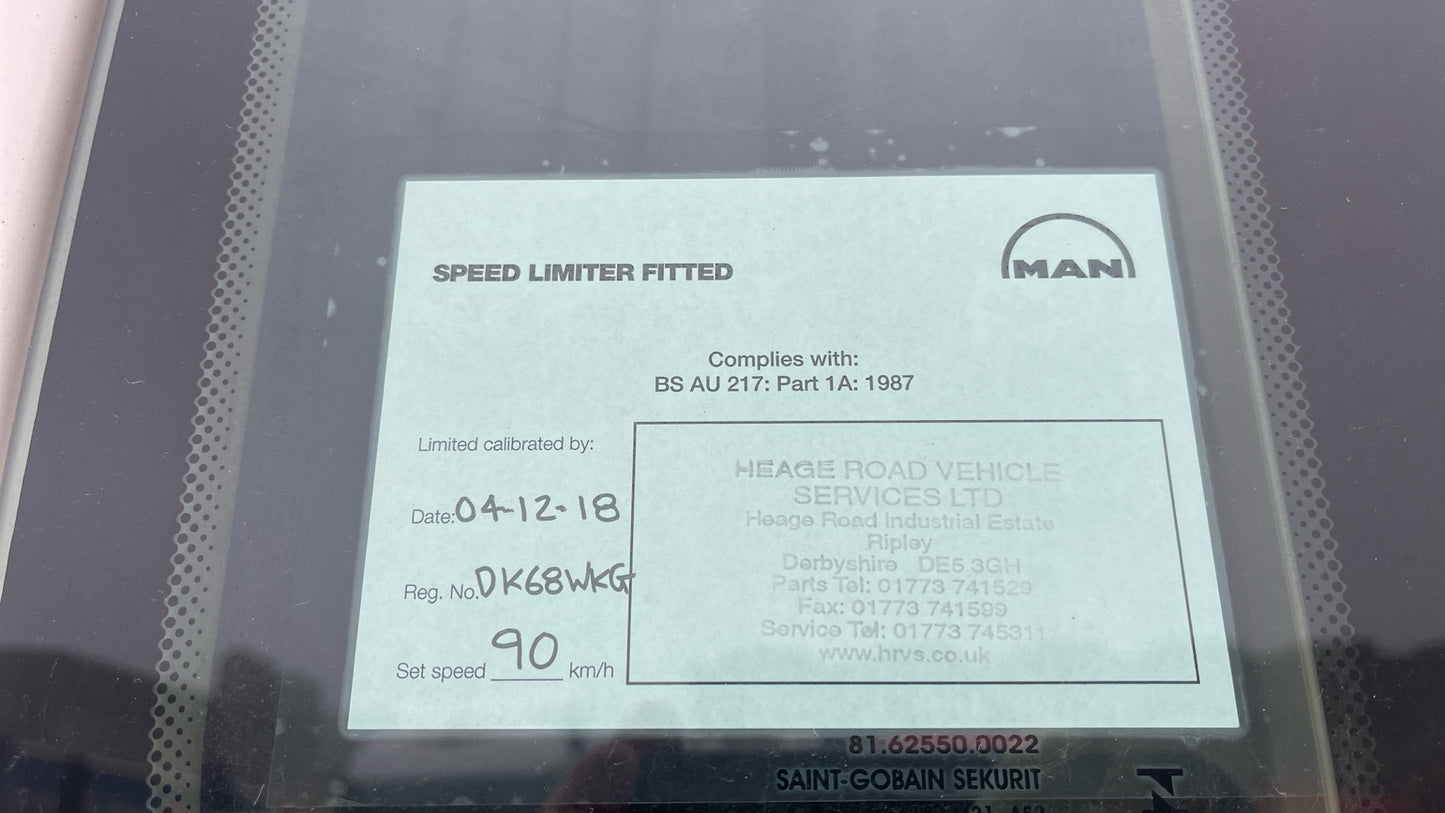 MAN TGX 26.460 Sleeper Cab Tractor Unit – 2018 (DK68 WKG)
