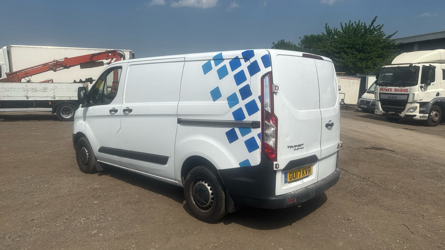 Ford Transit Custom 2.0 TDCi 290 L1 H1 Panel Van – 2017 (GU17 KVR)