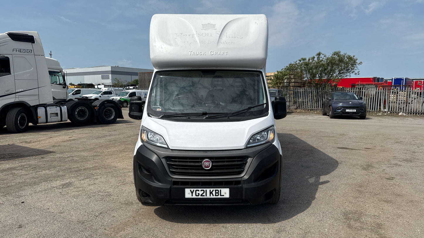 Fiat Ducato 2.3 MultiJetII 35 Platform Cab M H1 Euro 6 Luton – 2021 (YG21 KBL)