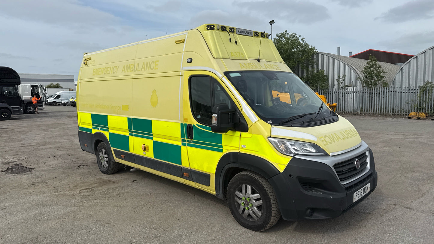 Fiat Ducato 42 2.3 MultiJet II 150PS Ambulance – 2018 (PE18 OGM)