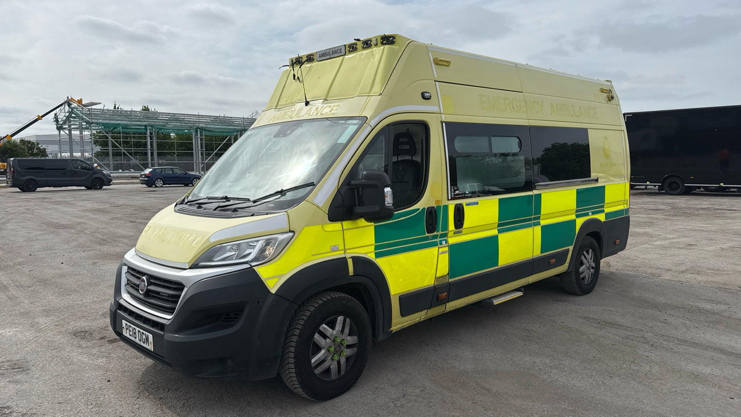 Fiat Ducato 42 2.3 MultiJet II 150PS Ambulance – 2018 (PE18 OGM)
