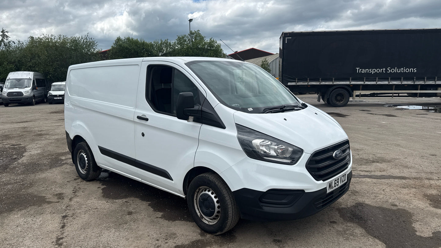 Ford Transit Custom 2.0 300 EcoBlue L1 H1 Euro 6 Panel Van – 2019 (ML69 VZD)