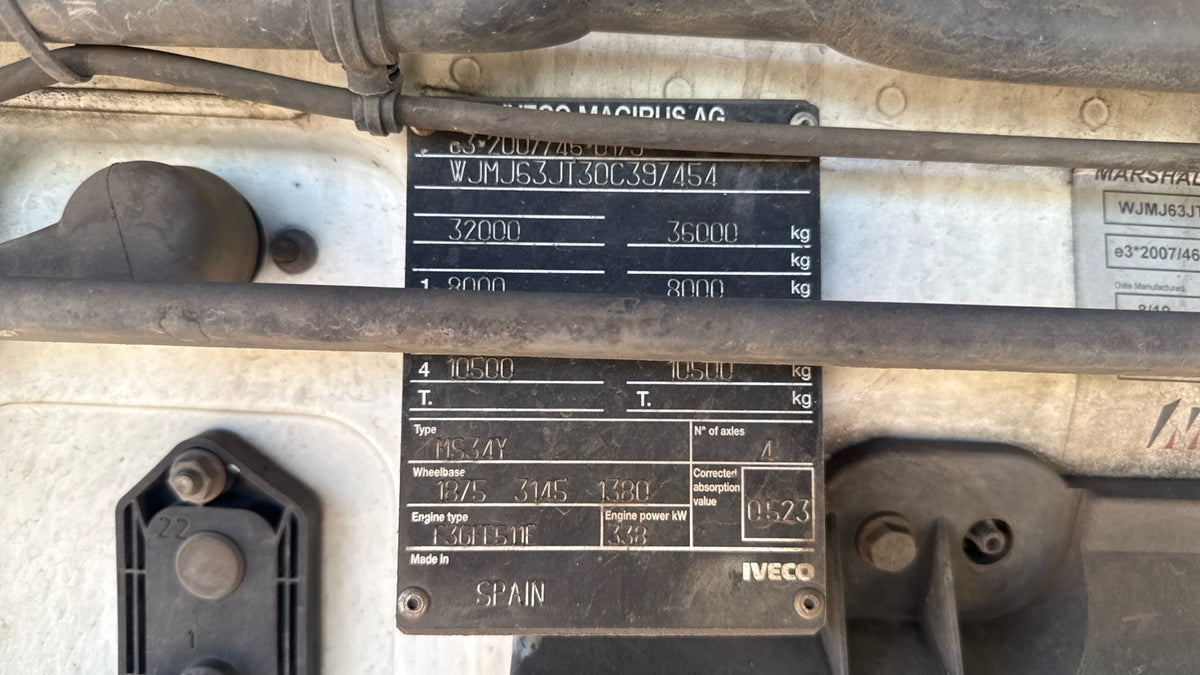Iveco X-Way 460 8x4 Tipper – 2019 (YD69 JXH)