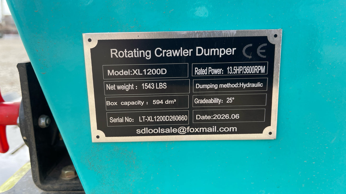 CAPTOK CK-XL1200 Swivel Skip Dumper – 2026