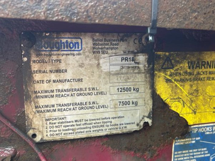DAF LF 260 Skip Loader – 2016