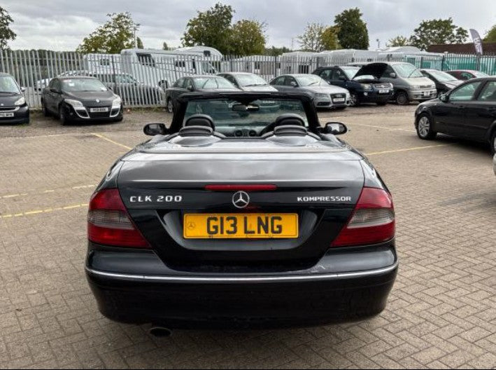 Mercedes-Benz CLK 1.8 CLK200 Kompressor Avantgarde Cabriolet – 2007 (G13 LNG)