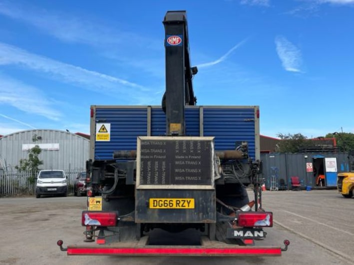 MAN TGM 18.250 Crane Mounted Rigid Truck – 2016