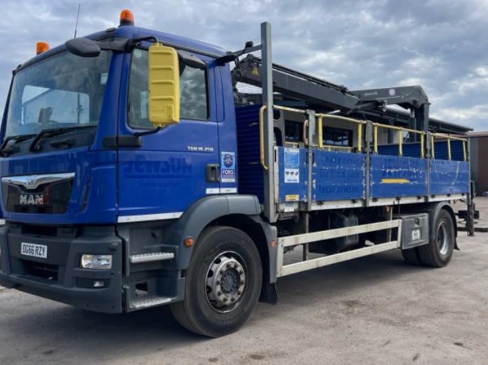 MAN TGM 18.250 Crane Mounted Rigid Truck – 2016