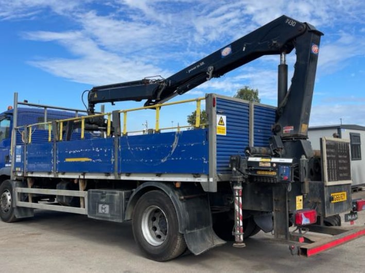 MAN TGM 18.250 Crane Mounted Rigid Truck – 2016