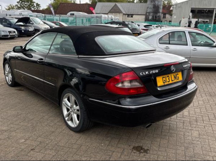 Mercedes-Benz CLK 1.8 CLK200 Kompressor Avantgarde Cabriolet – 2007 (G13 LNG)