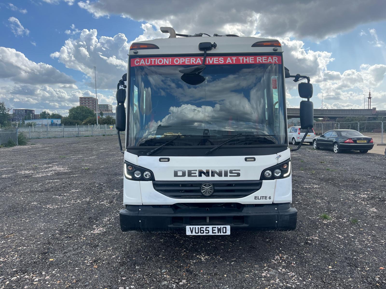 White Dennis lorry