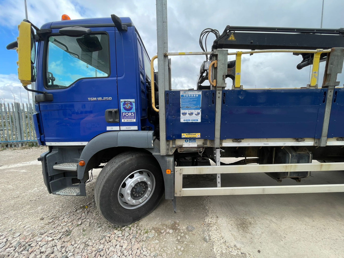 MAN TGM 18.250 Crane Mounted Rigid Truck – 2016