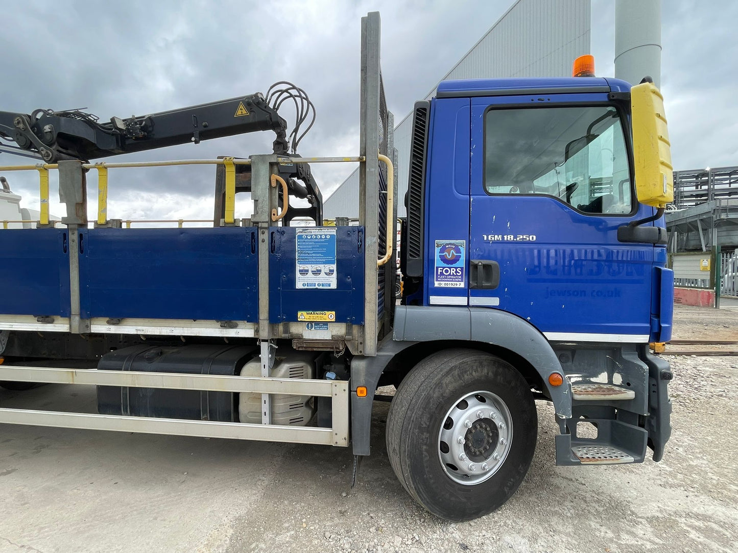 MAN TGM 18.250 Crane Mounted Rigid Truck – 2016